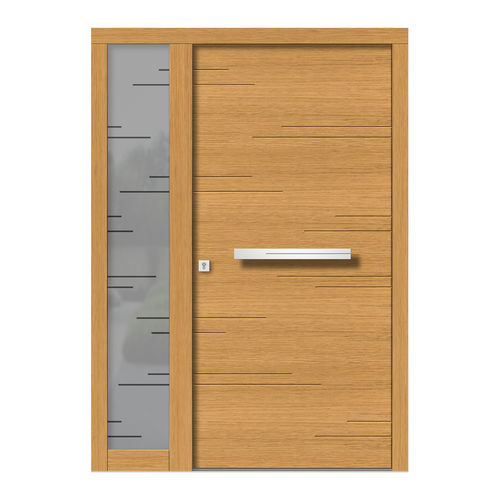 Eingangstür - H142+ST - DOORS, d.o.o. - Holz / einflügelig / modern