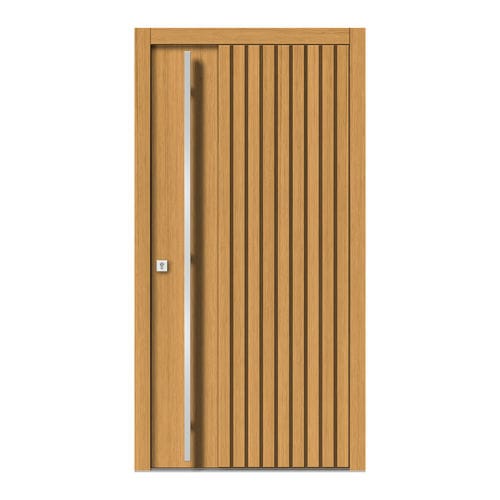 Eingangstür - H143 - DOORS, d.o.o. - Holz / einflügelig / modern