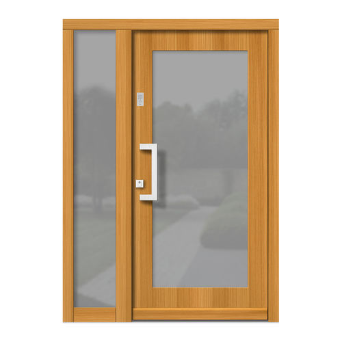 Eingangstür - H148+ST - DOORS, d.o.o. - Holz / einflügelig / modern