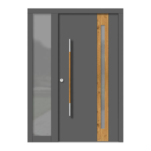 Eingangstür - H149+ST - DOORS, d.o.o. - Holz / einflügelig / modern
