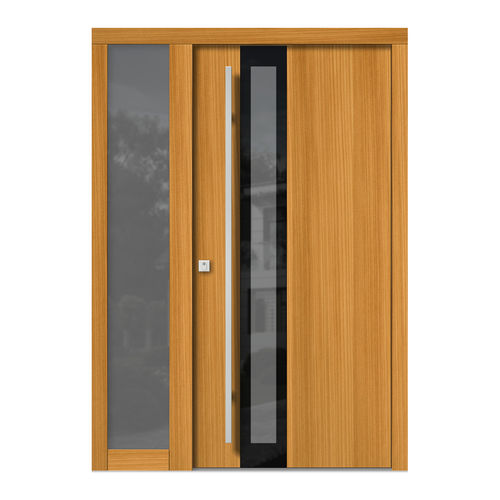 Eingangstür - H307+ST - DOORS, d.o.o. - Holz / Glas / einflügelig