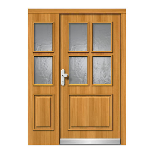 Eingangstür - H502+ST - DOORS, d.o.o. - Holz / einflügelig / klassisch