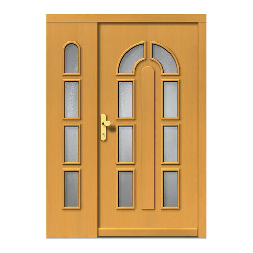 Eingangstür - H504+ST - DOORS, d.o.o. - Holz / einflügelig / klassisch