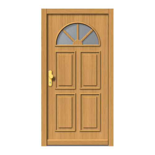 Eingangstür - H506 - DOORS, d.o.o. - Holz / einflügelig / klassisch