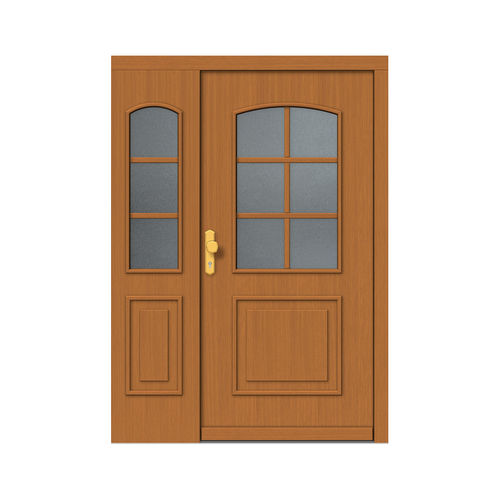 Eingangstür - H516+ST - DOORS, d.o.o. - Holz / einflügelig / klassisch