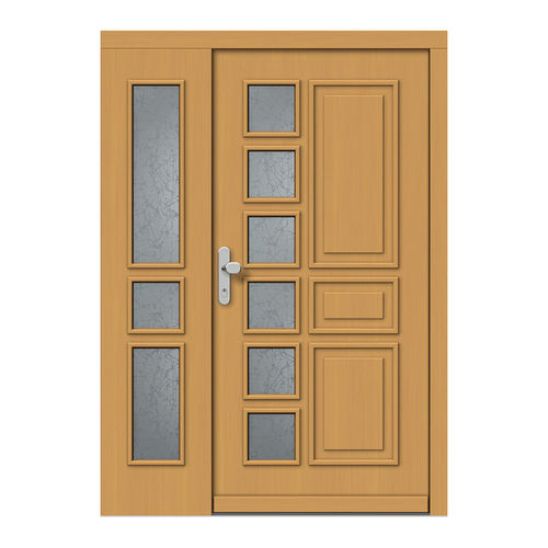 Eingangstür - H535+ST - DOORS, d.o.o. - Holz / einflügelig / klassisch