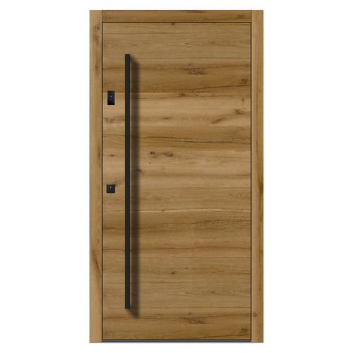 Eingangstür - H401 oak 2E - DOORS, d.o.o. - Holz / einflügelig / Vintage