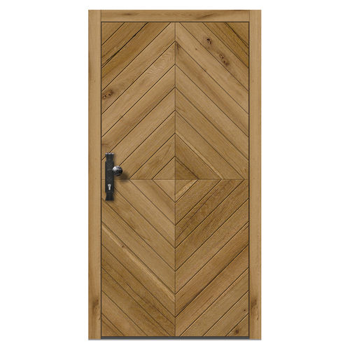 Eingangstür - H402 oak 2E - DOORS, d.o.o. - Holz / einflügelig / Vintage