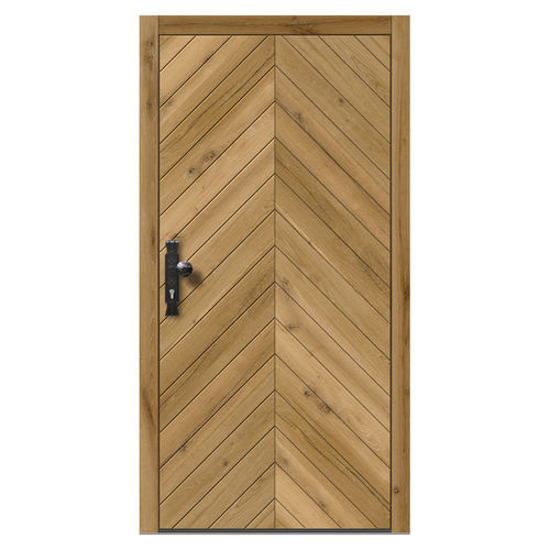 Eingangstür - H403 oak 2E - DOORS, d.o.o. - Holz / einflügelig / Vintage