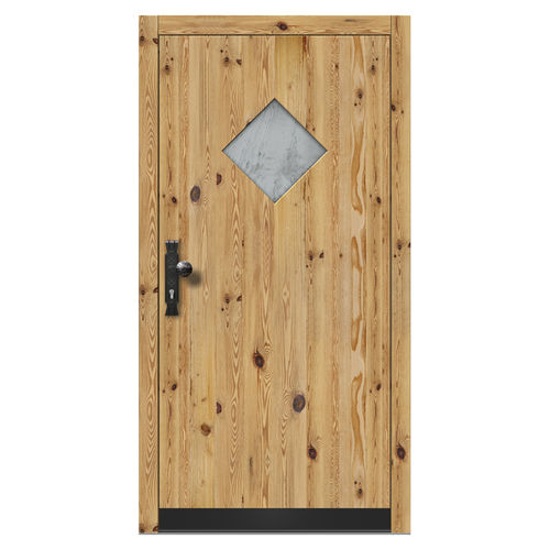 Eingangstür - H415 spruce 3A - DOORS, d.o.o. - Holz / einflügelig / Vintage