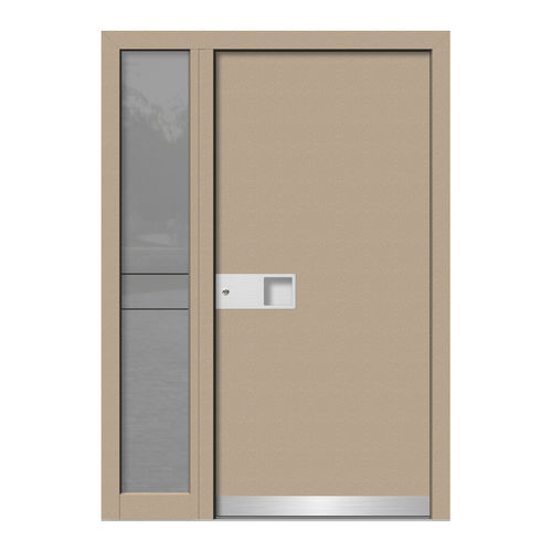 Eingangstür - HA101+ST - DOORS, d.o.o. - Holz / Aluminium / einflügelig
