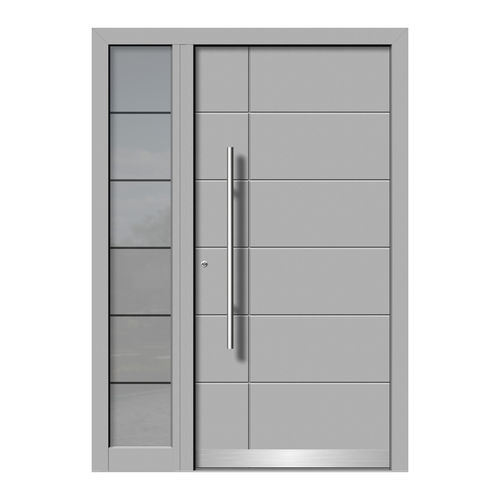 Eingangstür - HA104+ST - DOORS, d.o.o. - Holz / Aluminium / einflügelig
