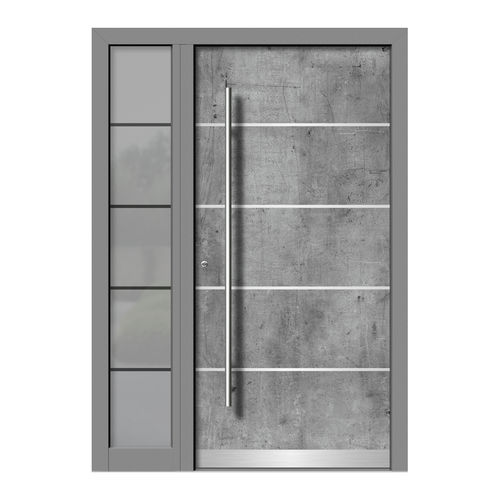 Eingangstür - HA107E+ST - DOORS, d.o.o. - Holz / Aluminium / einflügelig
