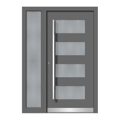 Eingangstür - HA109+ST - DOORS, d.o.o. - Holz / Aluminium / einflügelig