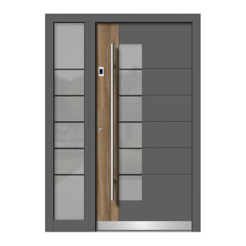 Eingangstür - HA111+ST - DOORS, d.o.o. - Holz / Aluminium / einflügelig