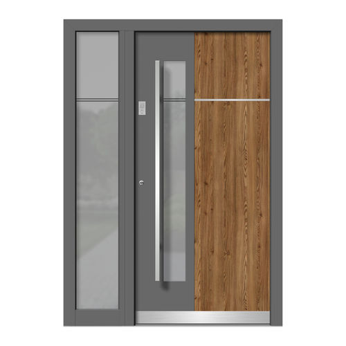 Eingangstür - HA116E+ST - DOORS, d.o.o. - Holz / Aluminium / einflügelig