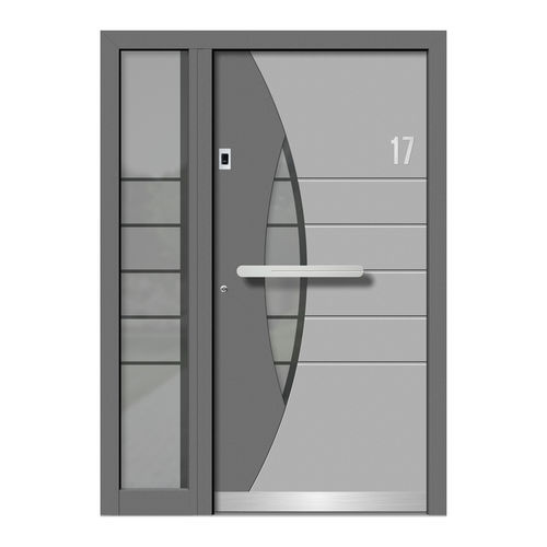 Eingangstür - HA132+ST - DOORS, d.o.o. - Holz / Aluminium / einflügelig