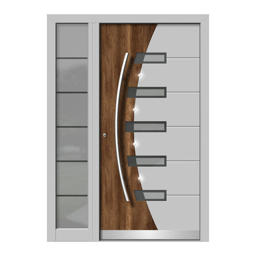 Eingangstür - HA137+ST - DOORS, d.o.o. - Holz / Aluminium / einflügelig