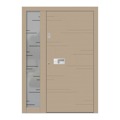 Eingangstür - HA142+ST - DOORS, d.o.o. - Holz / Aluminium / einflügelig