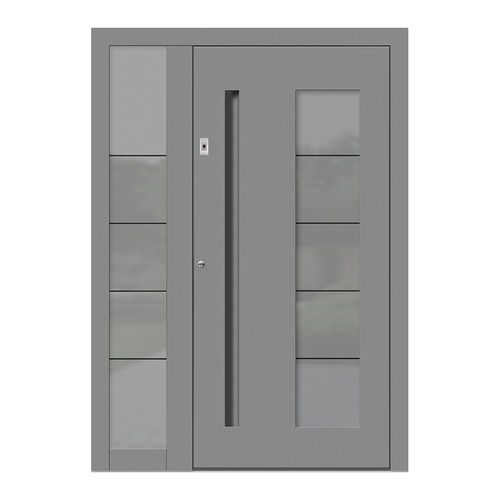 Eingangstür - HA146+ST - DOORS, d.o.o. - Holz / Aluminium / einflügelig