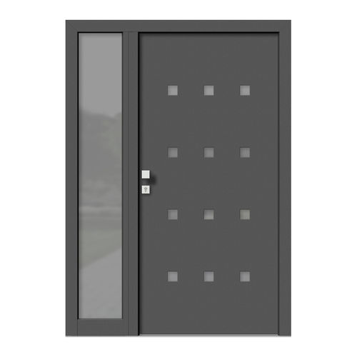 Eingangstür - HA151+ST - DOORS, d.o.o. - Holz / Aluminium / einflügelig