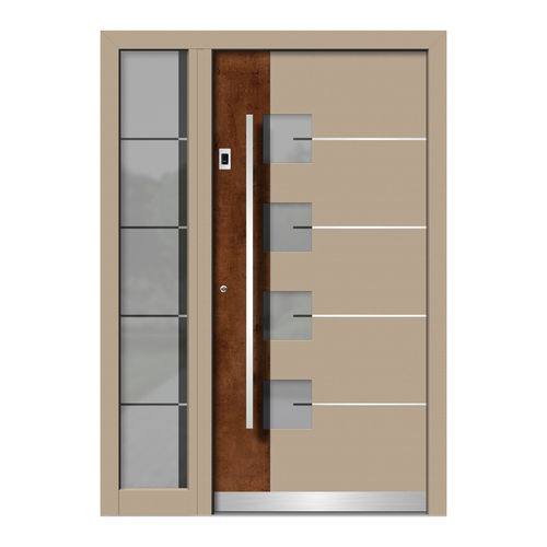 Eingangstür - HA152E+ST - DOORS, d.o.o. - Holz / Aluminium / einflügelig