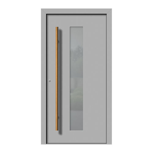 Eingangstür - HA153 - DOORS, d.o.o. - Holz / Aluminium / einflügelig