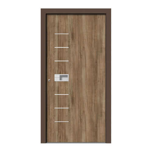 Eingangstür - HA154E - DOORS, d.o.o. - Holz / Aluminium / einflügelig