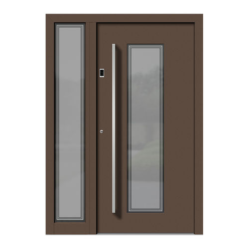 Eingangstür - HA192+ST - DOORS, d.o.o. - Holz / Aluminium / einflügelig