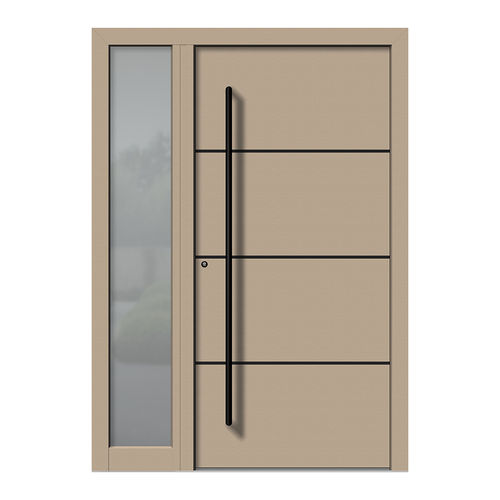 Eingangstür - HA197E+ST - DOORS, d.o.o. - Holz / Aluminium / einflügelig