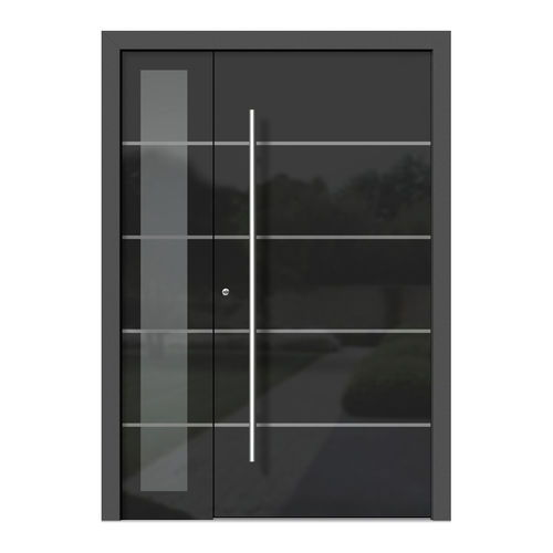 Eingangstür - HA302+ST - DOORS, d.o.o. - Holz / Aluminium / Glas
