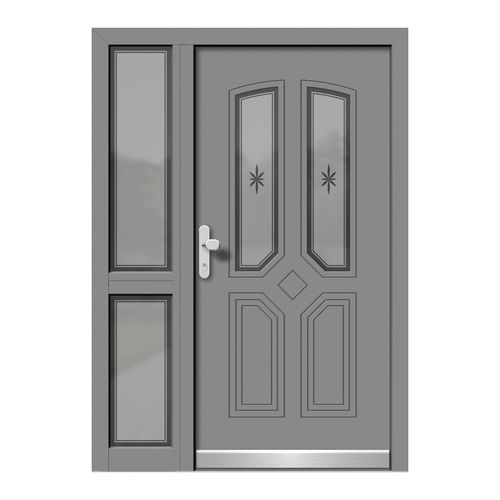 Eingangstür - HA507+ST - DOORS, d.o.o. - Holz / Aluminium / einflügelig
