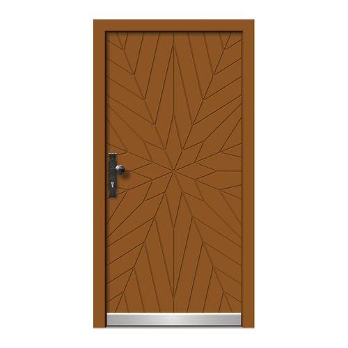 Eingangstür - HA511 - DOORS, d.o.o. - Holz / Aluminium / einflügelig