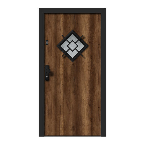Eingangstür - HA552 - DOORS, d.o.o. - Holz / Aluminium / einflügelig