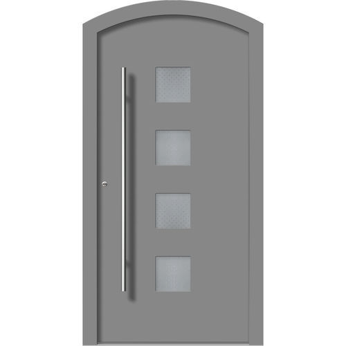 Eingangstür - HA126+ST - DOORS, d.o.o. - Holz / Aluminium / einflügelig