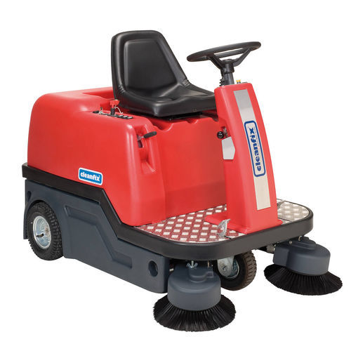 Aufsitz-Kehrsauger - KS1100 B - Cleanfix Reinigungssysteme AG - Absaugung / für den Innenraum / für Außenbereich