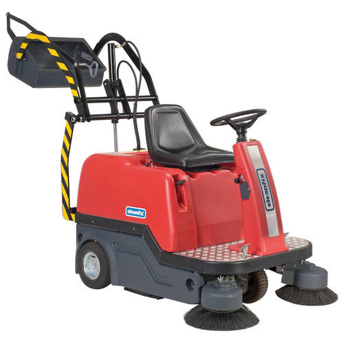 Aufsitz-Kehrsauger - KS1100 B HD - Cleanfix Reinigungssysteme AG - Absaugung / für den Innenraum / für Außenbereich