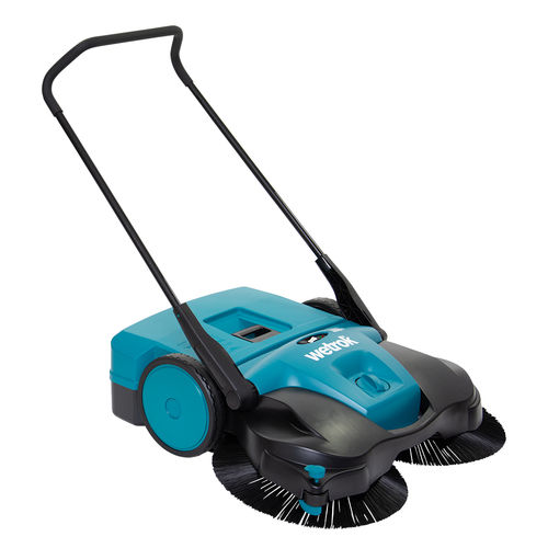 Handgeführter Kehrsauger - Master Sweep 97 Plus - Wetrok - Staub / für Abfallprodukte / mit Batterie