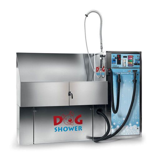 Dusche für Hunde - JUNIOR  - TMB S.r.l - Multifunktion / Edelstahl / rechteckig