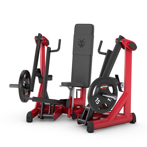 Brustpressbank-Fitnessgerät - 4328 - gym80 International GmbH - für den Innenraum / für Gewerbegebrauch