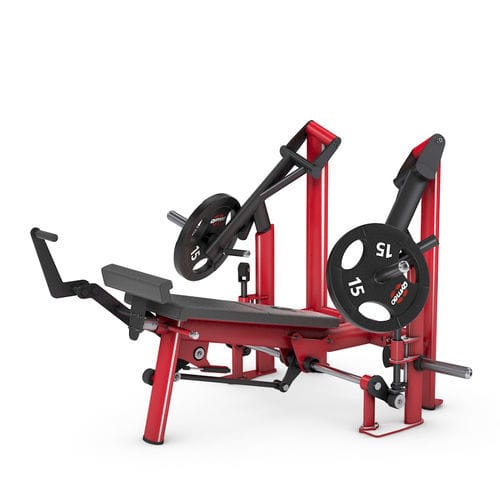 Brustpressbank-Fitnessgerät - 4346 - gym80 International GmbH - für den Innenraum / für Gewerbegebrauch