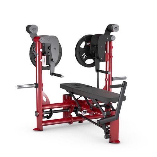 Brustpressbank-Fitnessgerät - 4376 - gym80 International GmbH - für den Innenraum / für Gewerbegebrauch