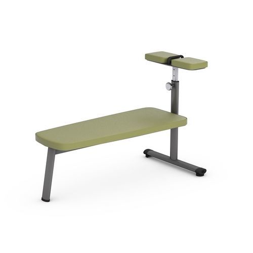 Regelbare Krafttrainingsbank - 4027 - gym80 International GmbH - für den Innenraum / für Gewerbegebrauch