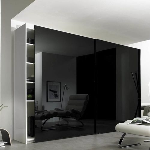 Einbaukleiderschrank - N1000 - GRUPO STYLO INTERIORISMO SL - modern / lackiertes MDF / lackiertes Glas