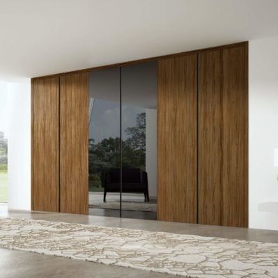 Eckkleiderschrank - N250 - GRUPO STYLO INTERIORISMO SL - Einbau / modern / Nussbaum