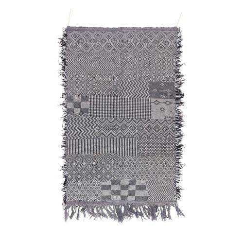 Moderner Teppich - MUSMUS RUGS - geometrisches Muster / Wolle / rechteckig