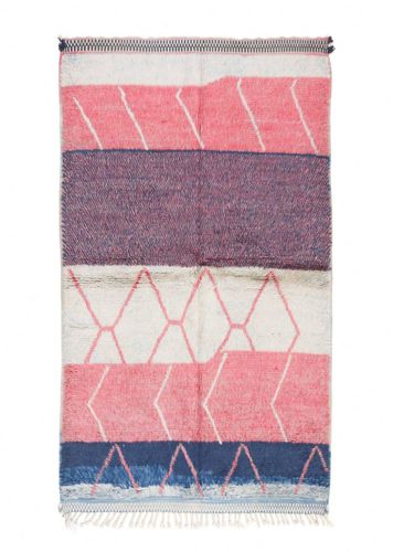 Moderner Teppich - Aksil - MUSMUS RUGS - geometrisches Muster / Wolle / rechteckig