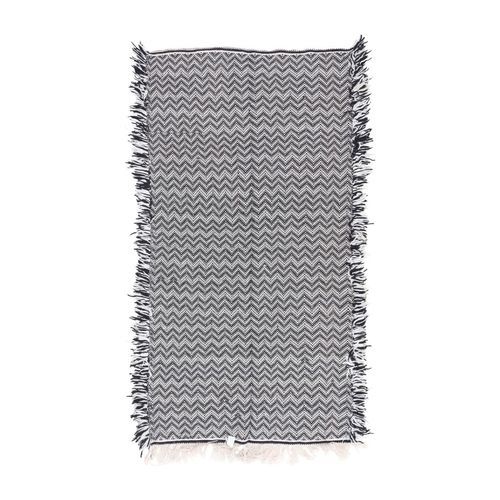 Moderner Teppich - Zanafi - MUSMUS RUGS - mit geometrischen Motiven / Wolle / rechteckig