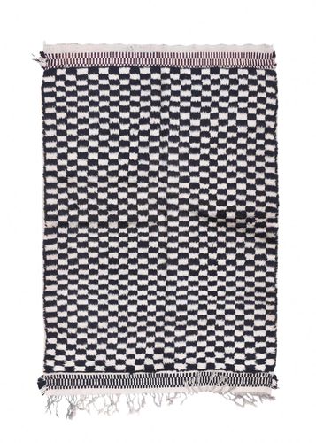 Moderner Teppich - MUSMUS RUGS - Karomuster / rechteckig / handgewebt