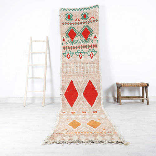 Vintage-Teppich - 64-1-3-2-5-6-7 - MUSMUS RUGS - Motiv / rechteckig / handgewebt